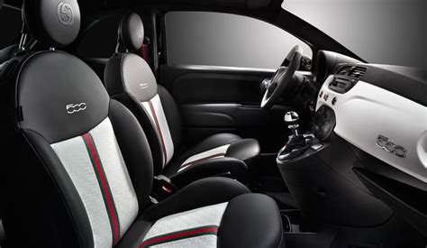gucci fiat 500 interior